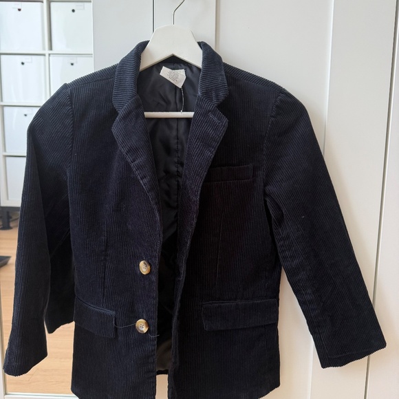 LIKE NEW BOYS SIZE 7/8 SMALL/MEDIUM CORDUROY - NAVY - Picture 2 of 4